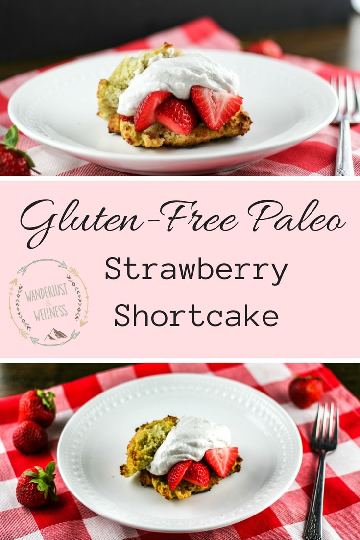 gluten-free paleo strawberry shortcake