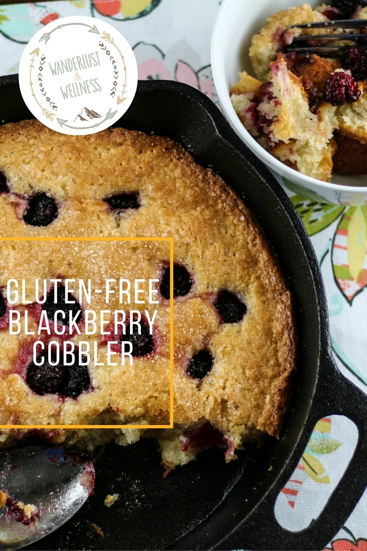 gluten free blackberry cobbler