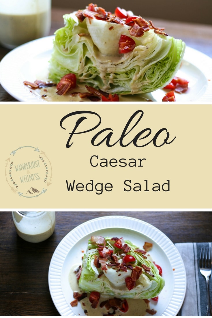 paleo caesar wedge salad