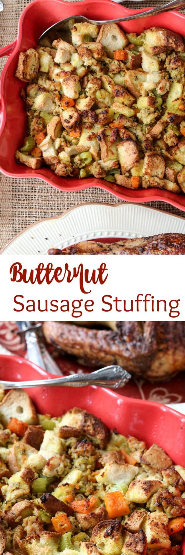 Butternut Sausage Stuffing